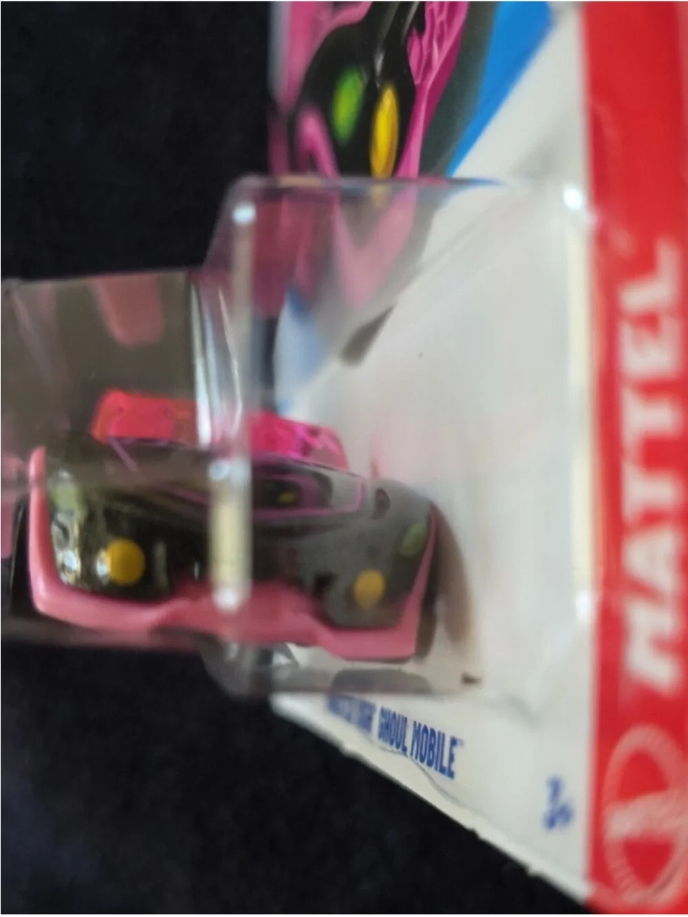 Hot Wheels x Mattel Monster High Ghoul Mobile - Black & Pink